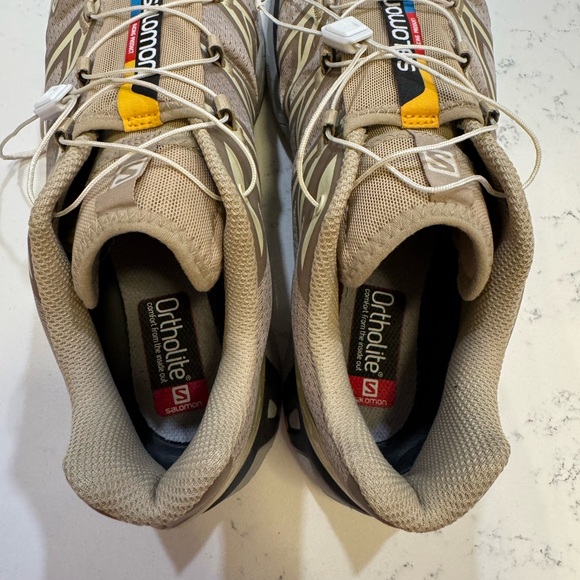 Salomon XT-6 “Safari” Men's Beige Hiking Shoes- Size 11 - Picture 3 of 4